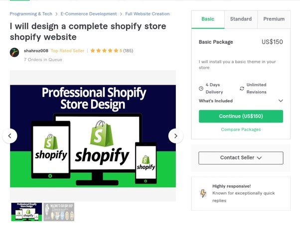 Shopify store _0