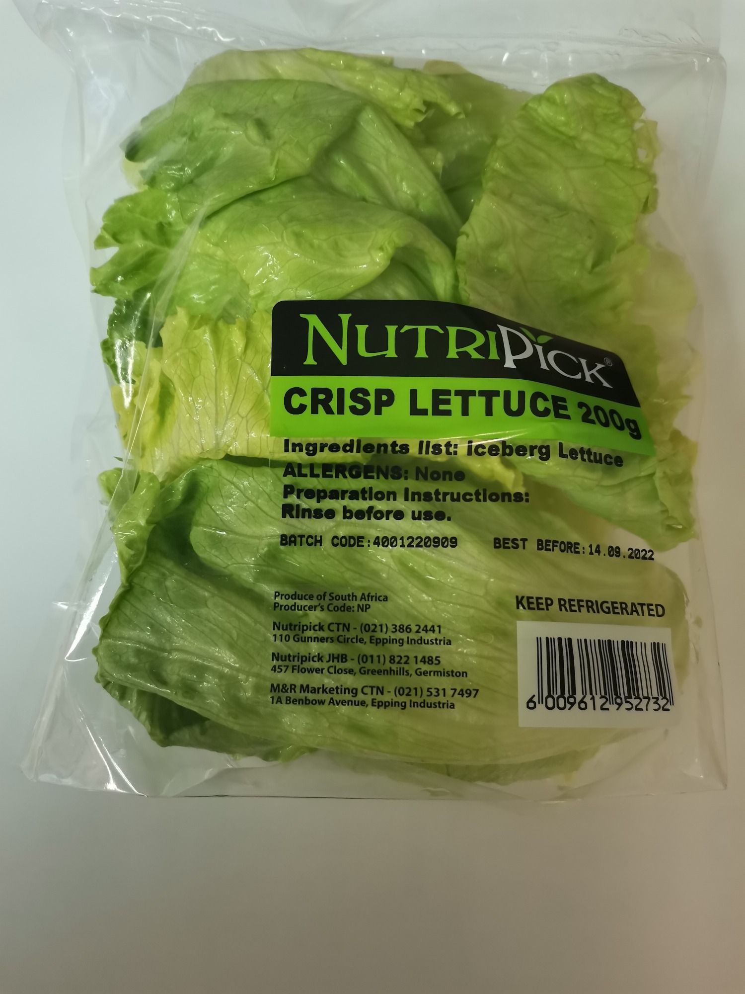 Nutripick Crisp Lettuce 200g_0