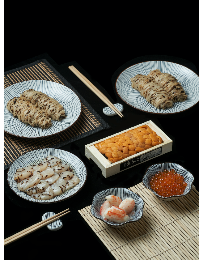 Chilled Truffle Somen Premium Couple Set for 2  (100g Bara Bafun Uni | Without Caviar)_0