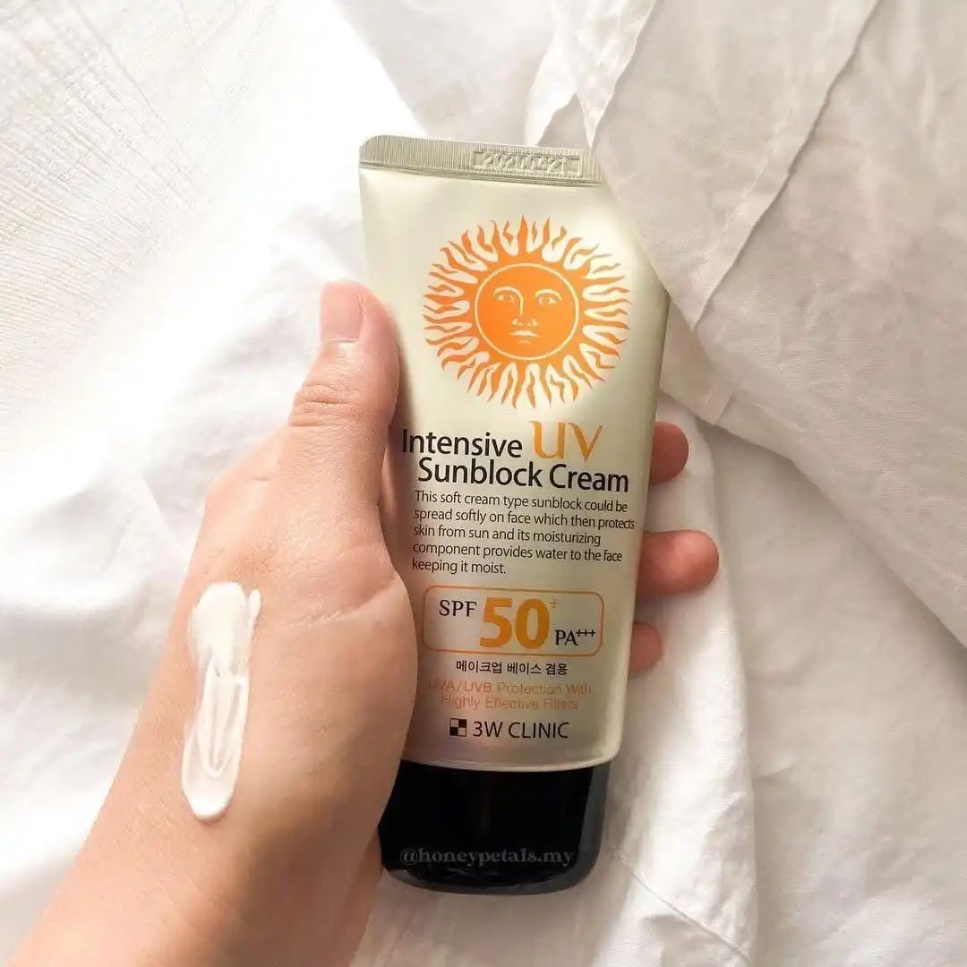 3W Clinic – Intensive UV Sunblock Cream SPF 50 PA+++_3