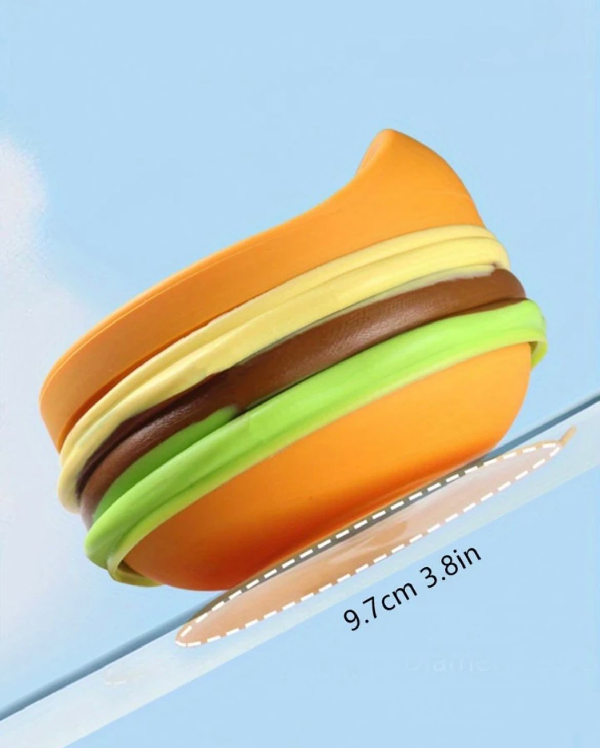 Silicone Burger Meal Kids Tableware Set_3