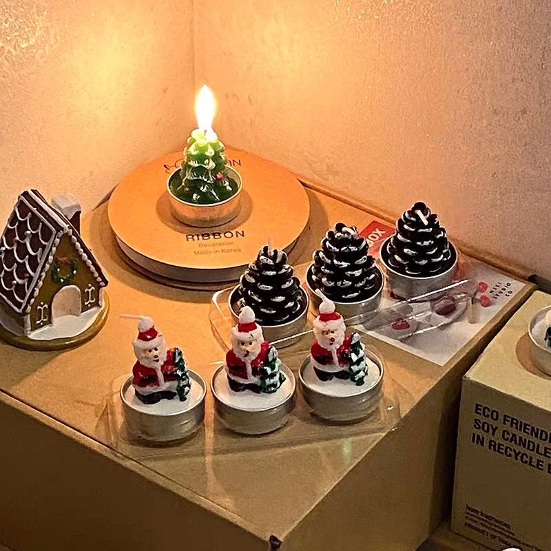 Christmas Table Decor Candles - 6 PCs_4