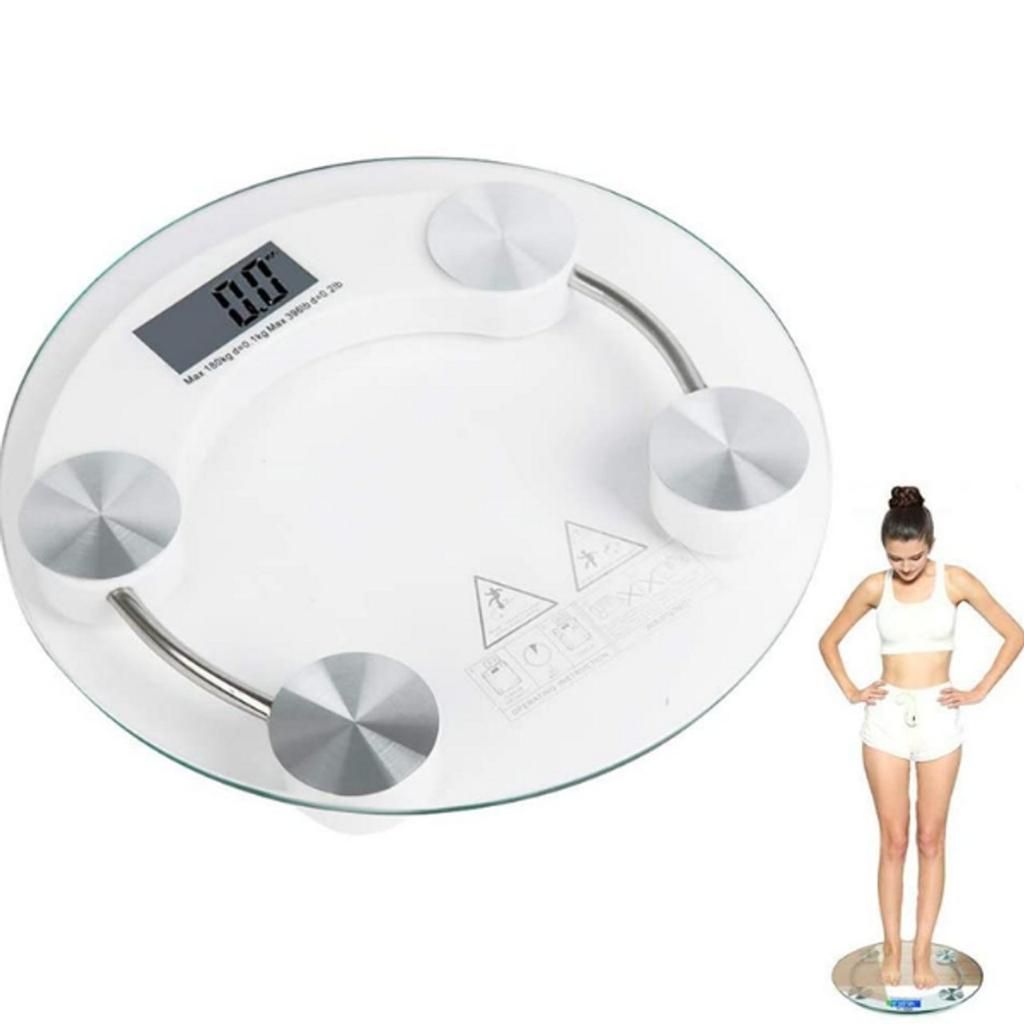 Round Glass Weighing Scale_1