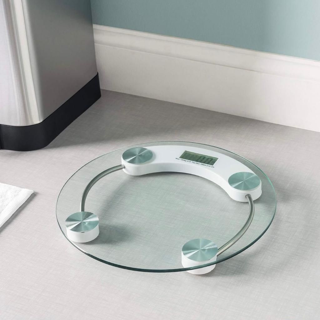 Round Glass Weighing Scale_0