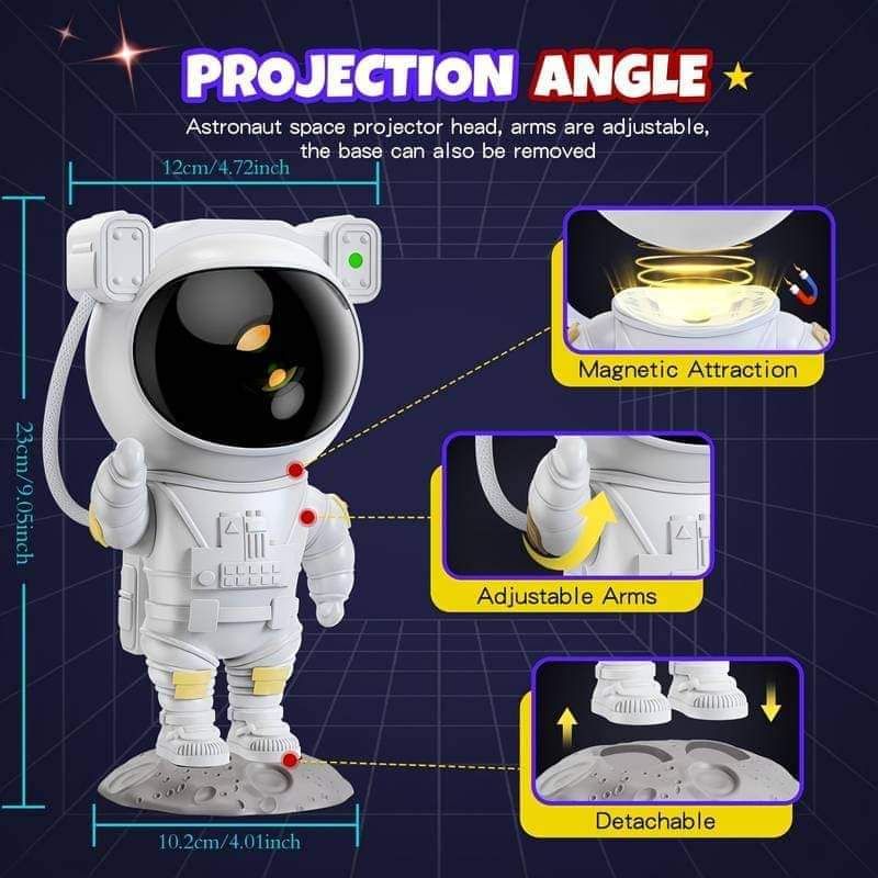 **SPOT 50% SALE**Astronaut Space Projector Star Galaxy Night Light - Led With Remote Control_0