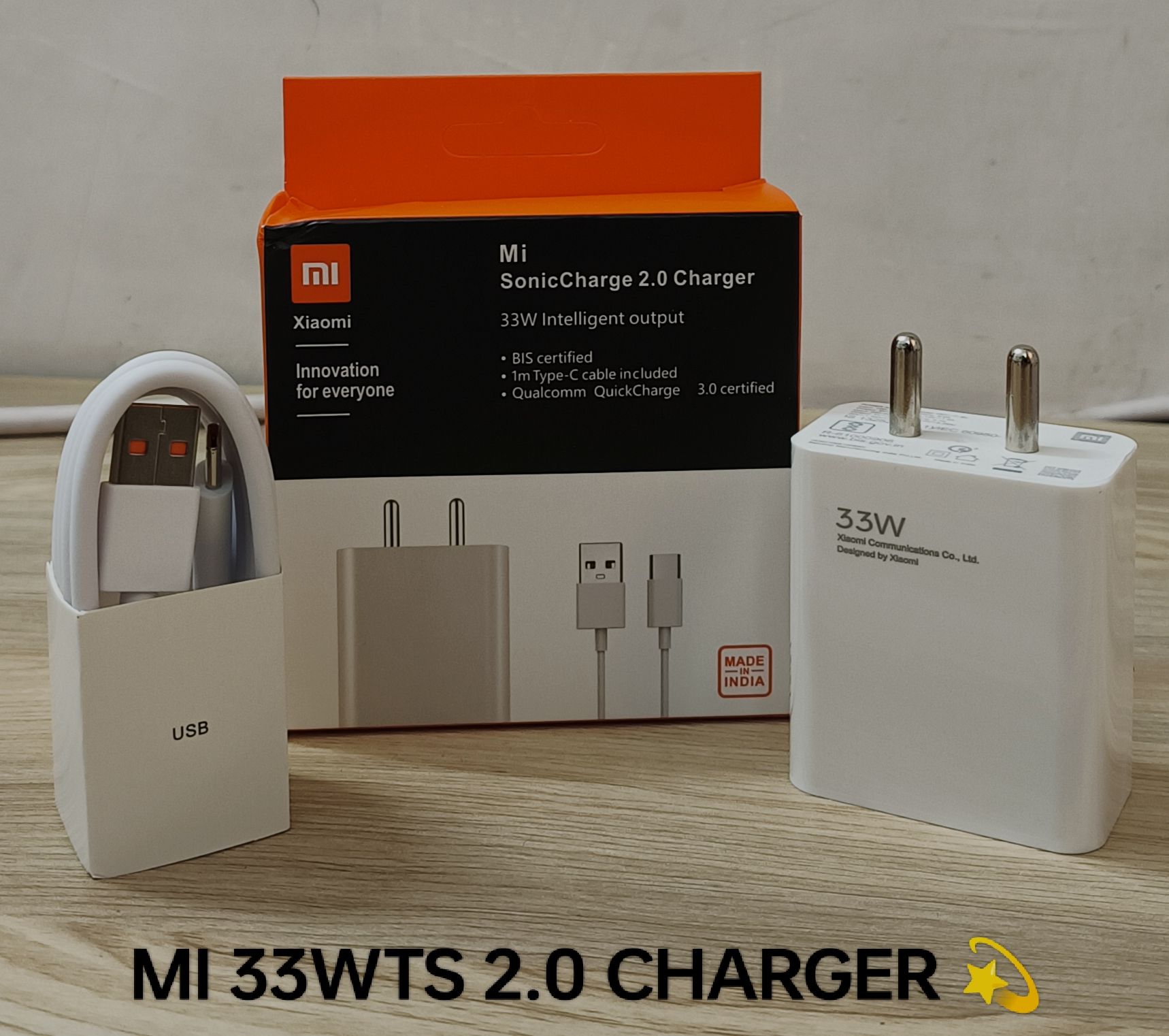 MI CARE OG 33WTS SONIC 2.0 CHARGER NEW ONE 🕜🕐_0