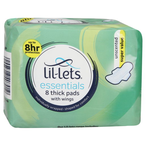 Lil Lets Lil Lets Essential Pads Assorted 8s_0