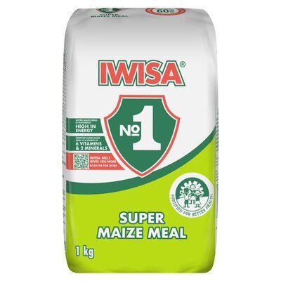 Iwiza Maize Meal 1kg_0