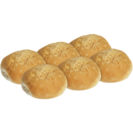 Hamburger Seeded Buns 6's_0