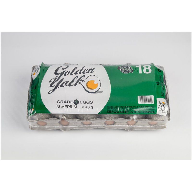 Golden Yolk Medium Eggs 18s_0