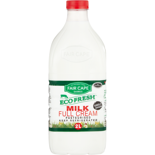 Fair Cape Eco Fresh Full Cream or Low Fat Milk 2L EACH_0