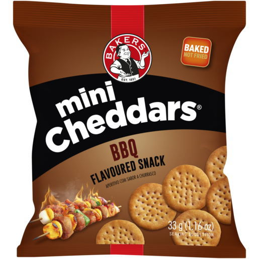 Bakers Mini Cheddars Assorted 33g_0