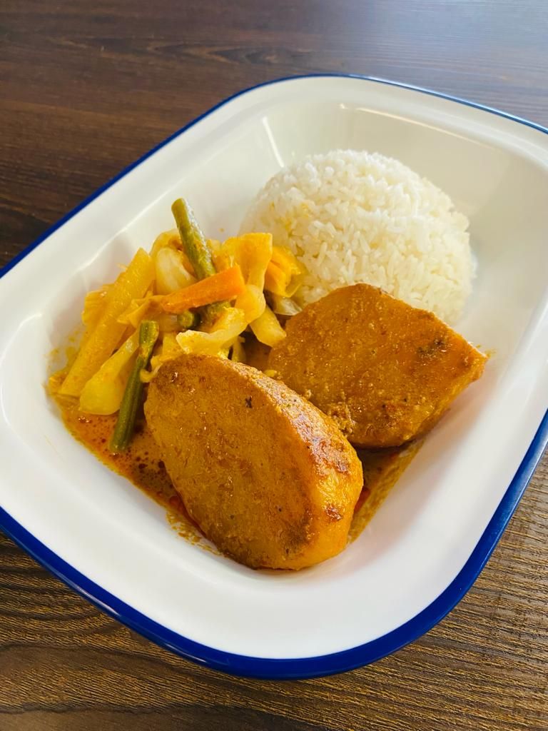 Curry Vegetables & Curry Potato Rice Set_0