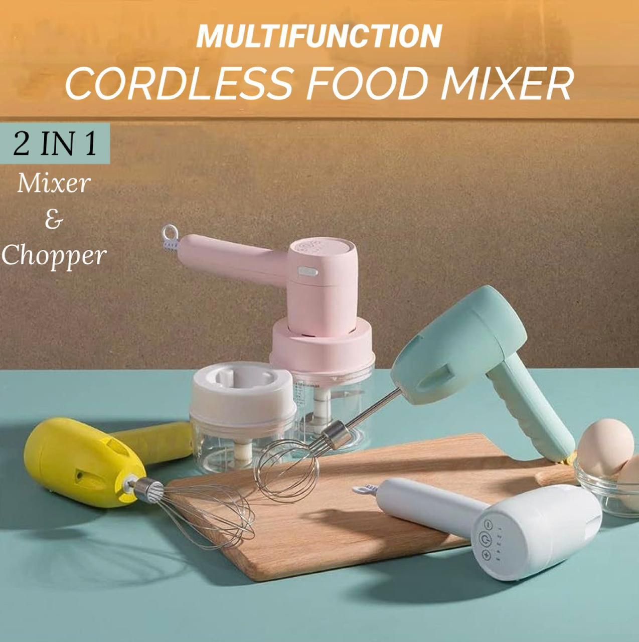 2 in 1 Cordless Food Mixer_0