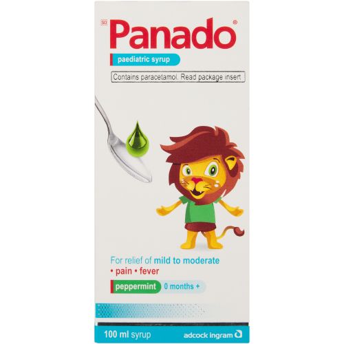 Panado Paediatric Syrup Peppermint - 100ml _0