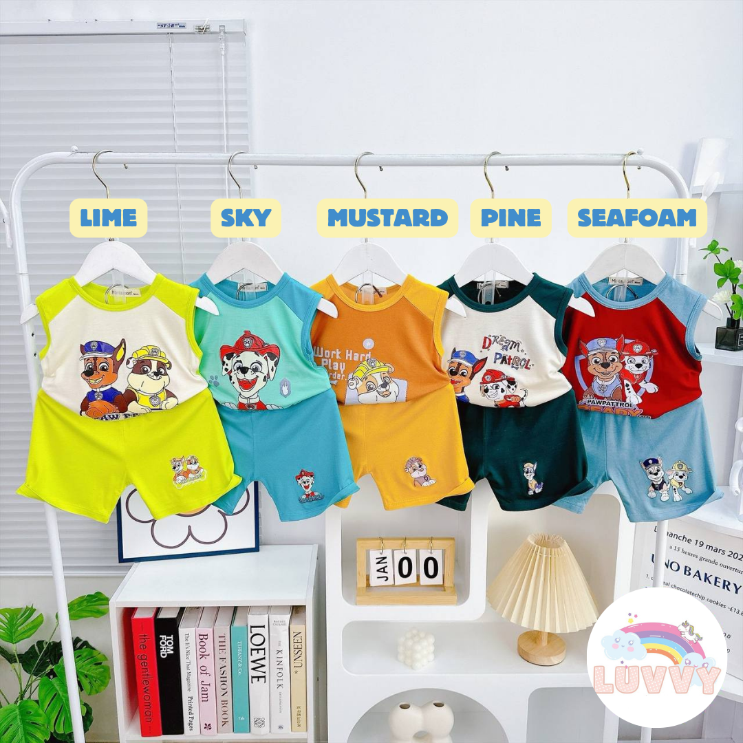 [77] Paw Patrol Sleeveless Play Set (90~120)_1