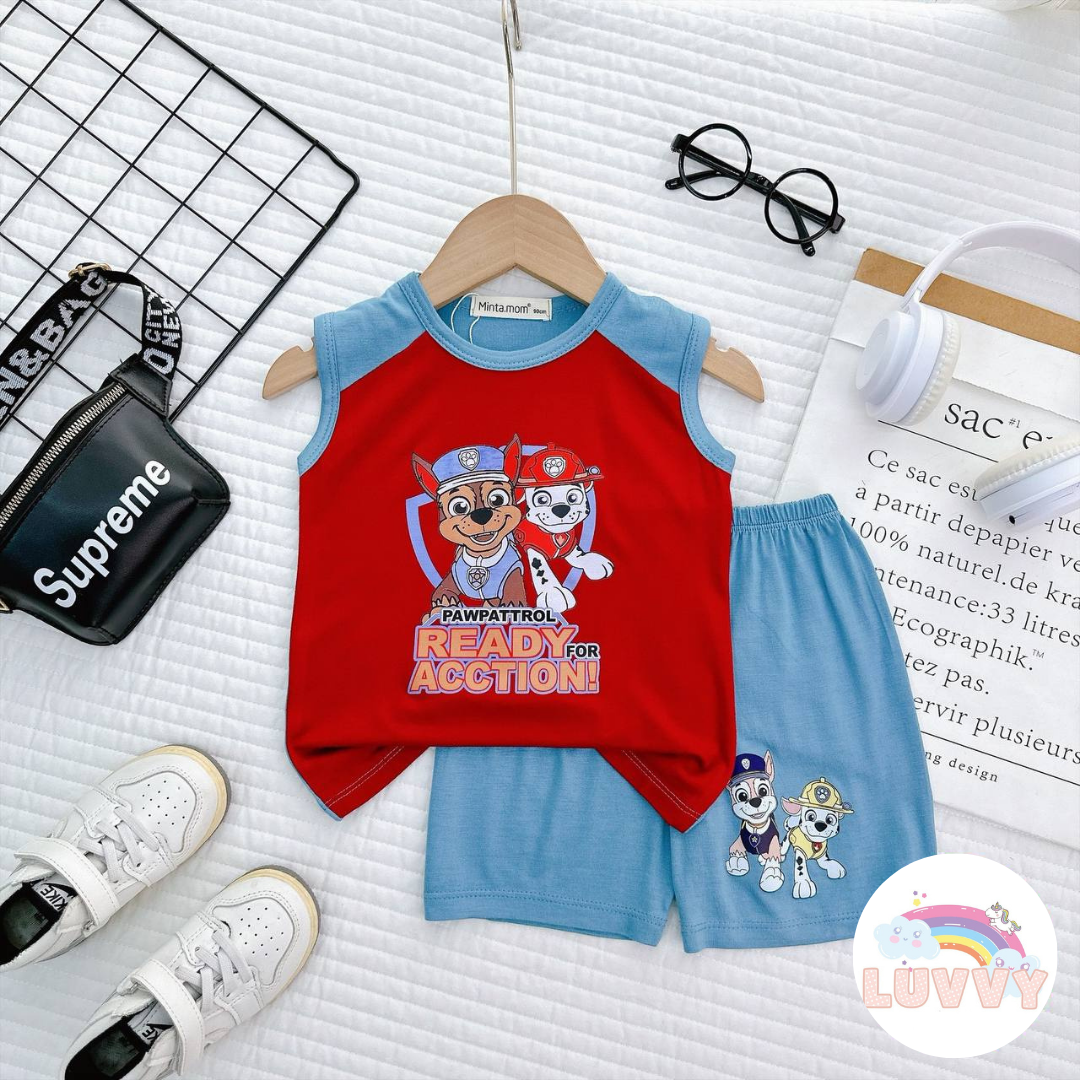 [77] Paw Patrol Sleeveless Play Set (90~120)_6