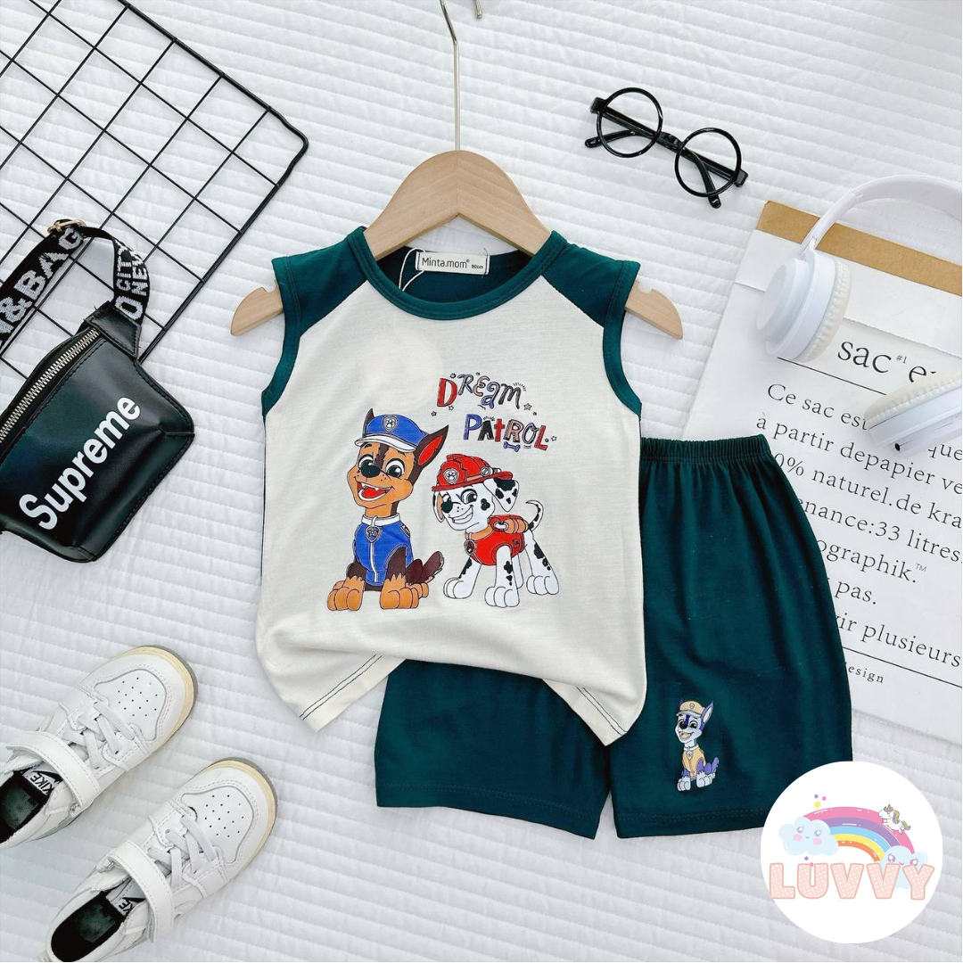 [77] Paw Patrol Sleeveless Play Set (90~120)_5