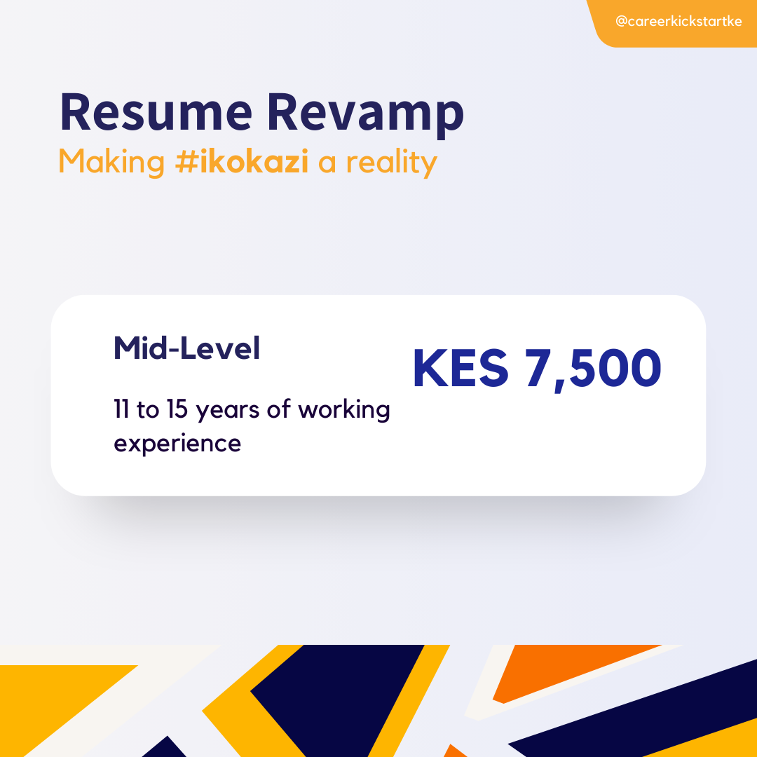 CV Revamp :: Mid-Level (11-15 years of working experience)_0