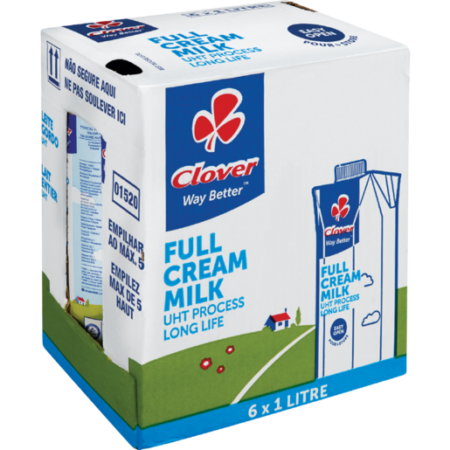 Clover Ultra full cream milk - 6x1L _0