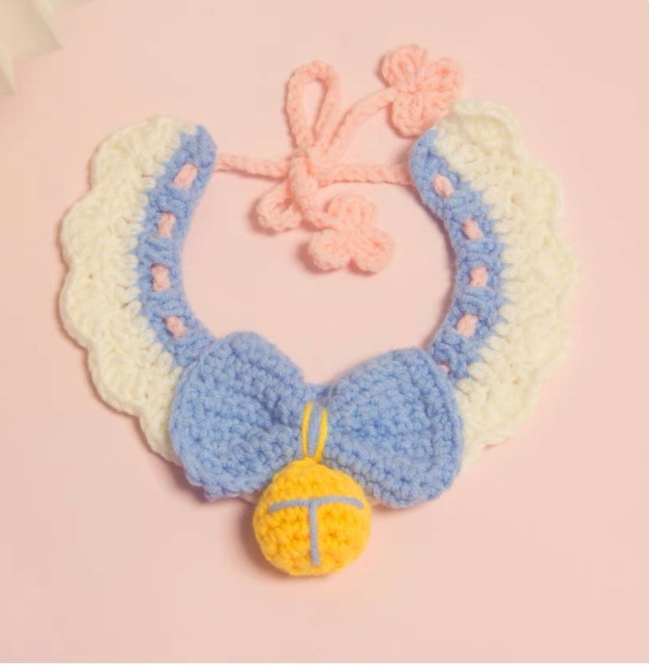 Pet Collar - Blue Bell Design_0