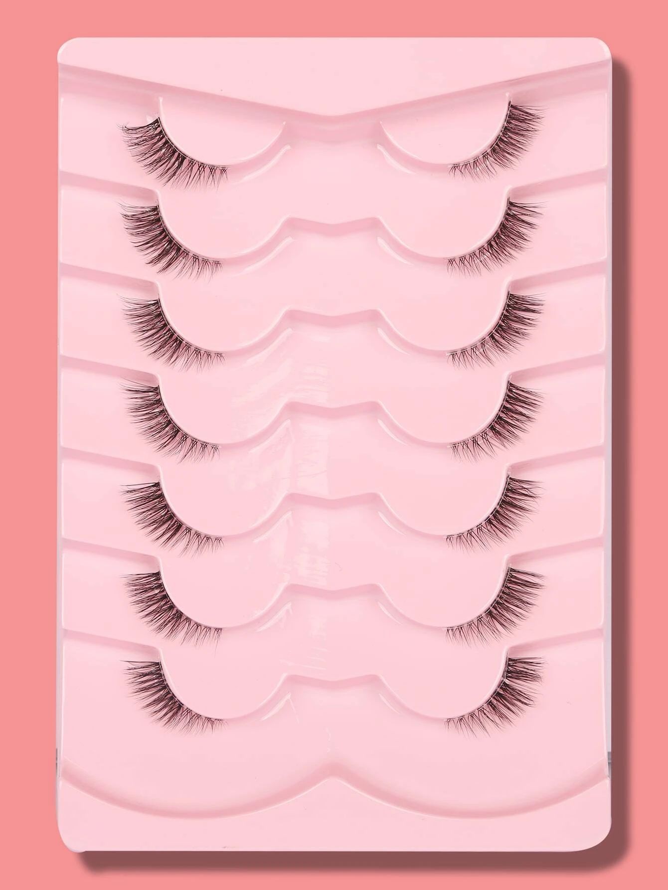 7pairs Cat Eye False Eyelashes_3