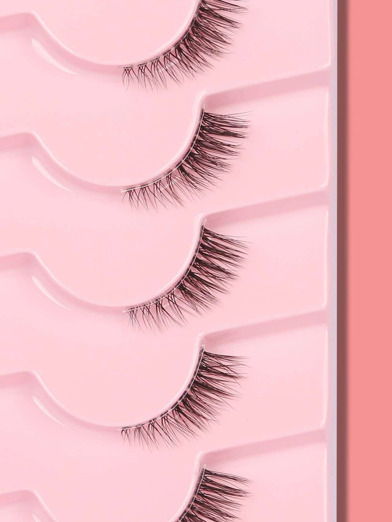 7pairs Cat Eye False Eyelashes_0