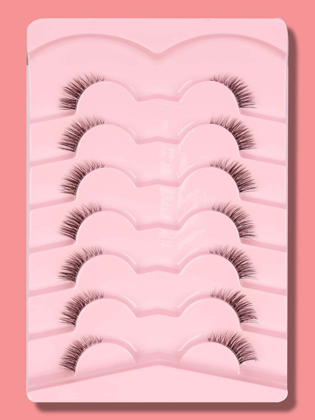 7pairs Cat Eye False Eyelashes_4