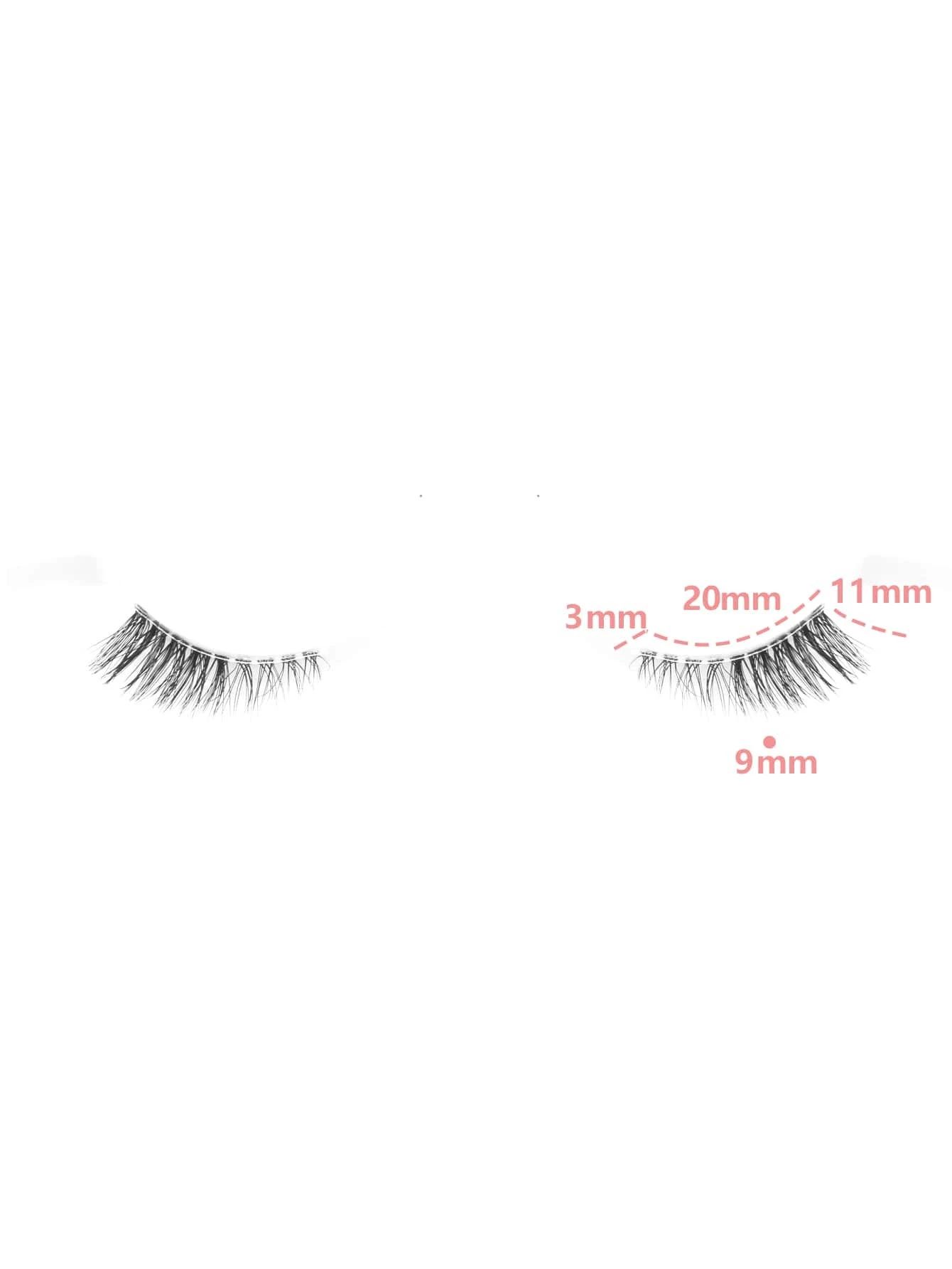 7pairs Cat Eye False Eyelashes_1