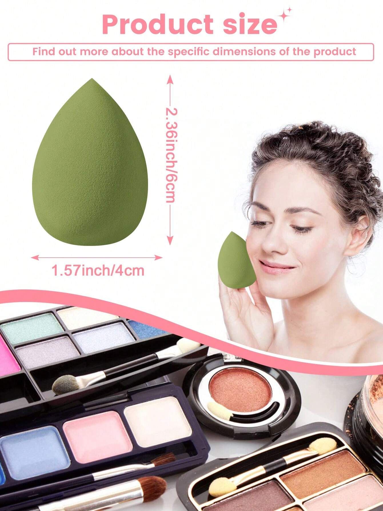 1pc Makeup Sponge - Multicolor_4