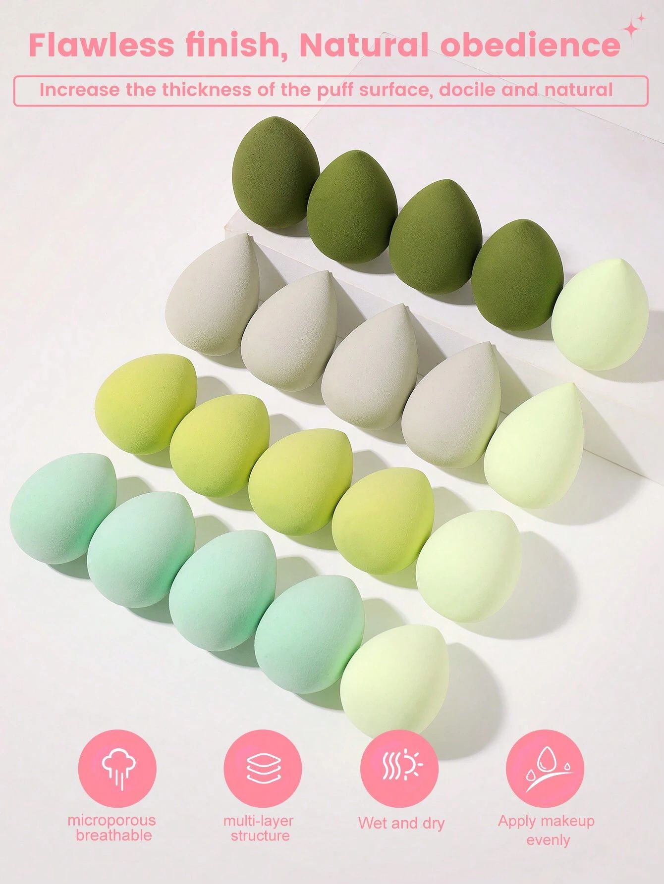 1pc Makeup Sponge - Multicolor_7