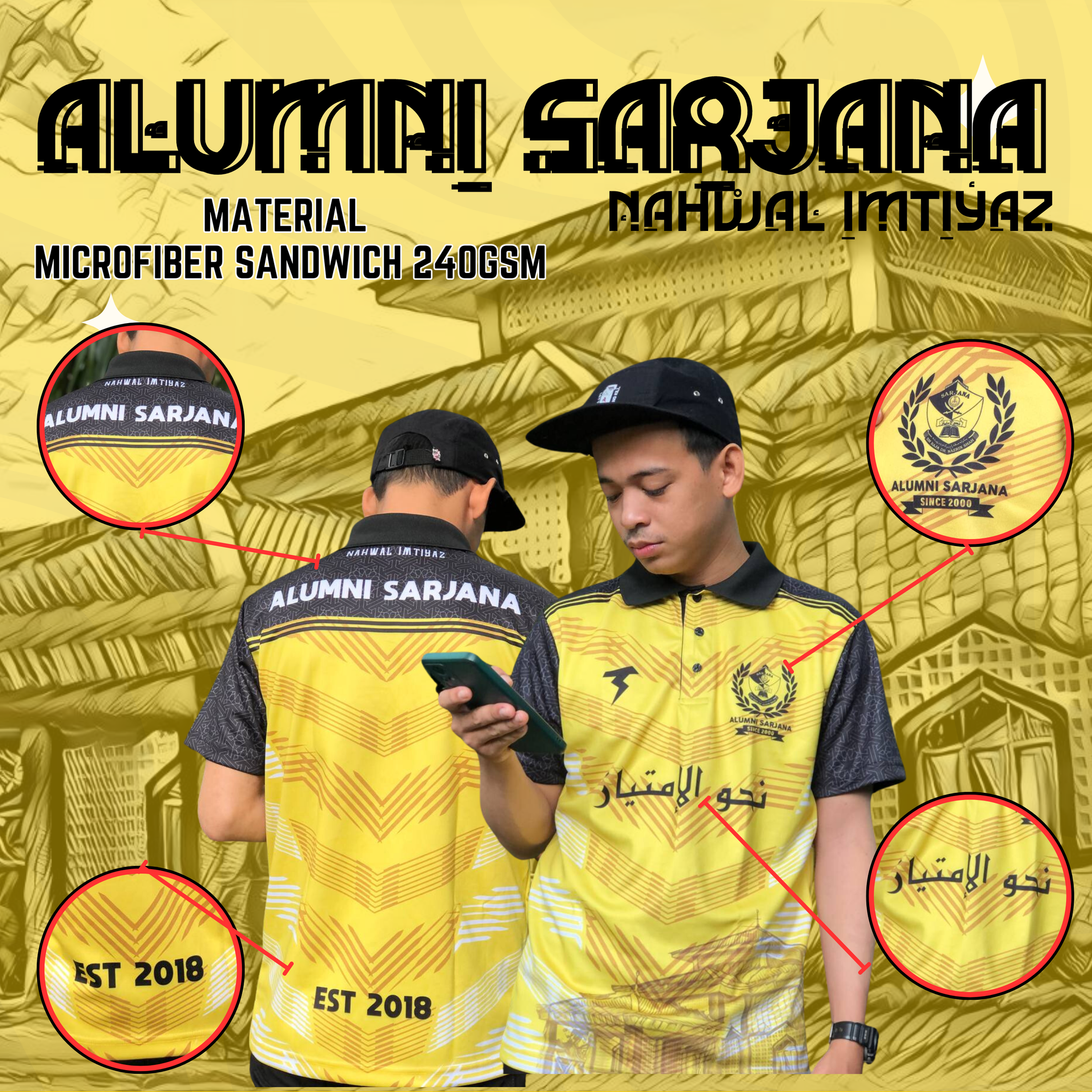 MEN POLO COLLAR ALUMNI SARJANA 1.0 2024_2