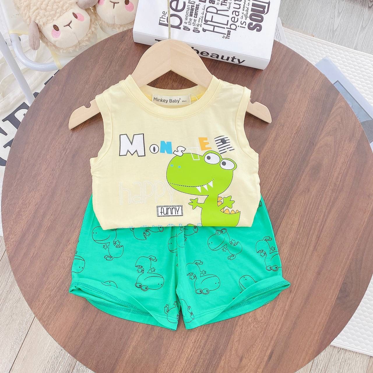 [83] Cute Printed Sleeveless Play Sets (80~130)_2