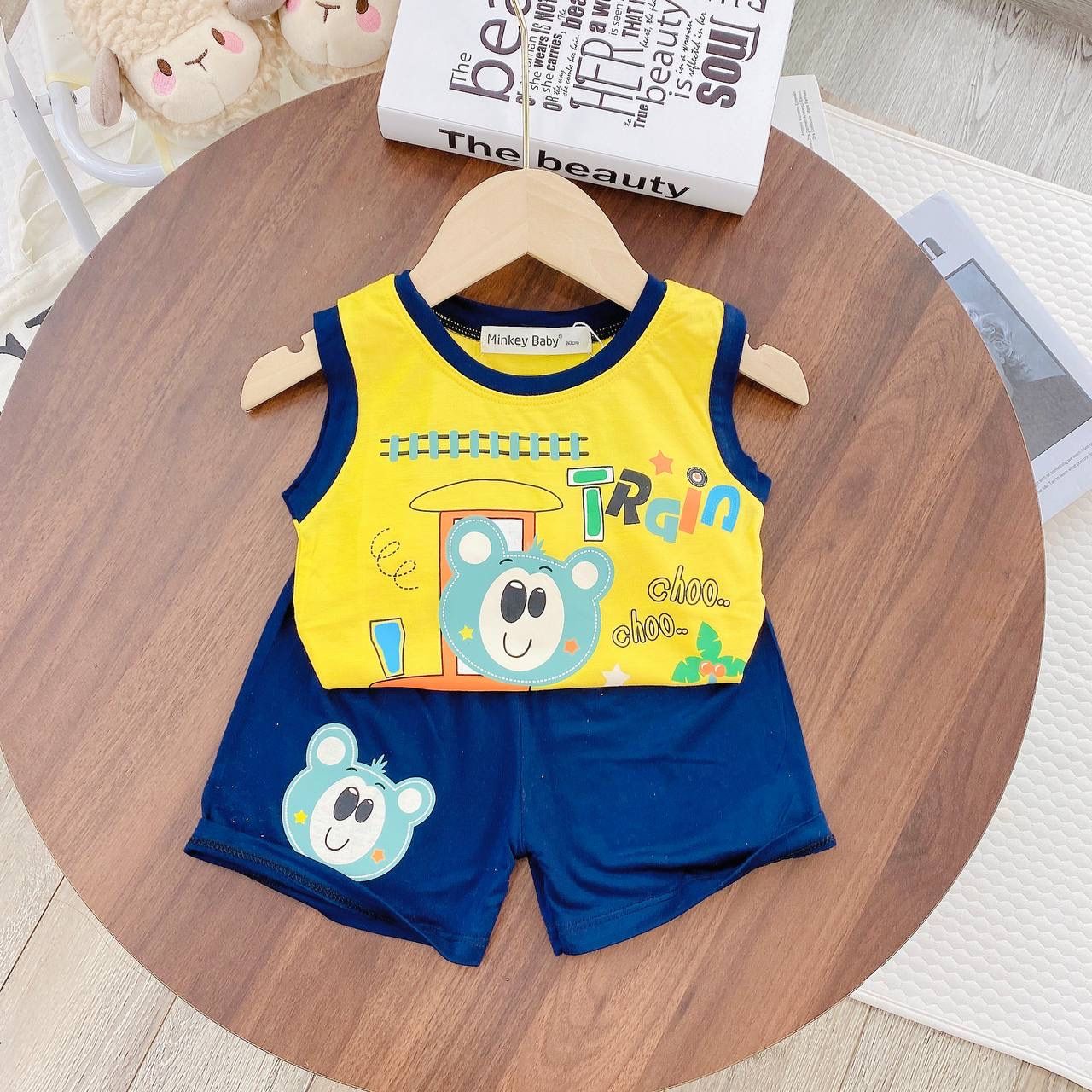 [83] Cute Printed Sleeveless Play Sets (80~130)_6