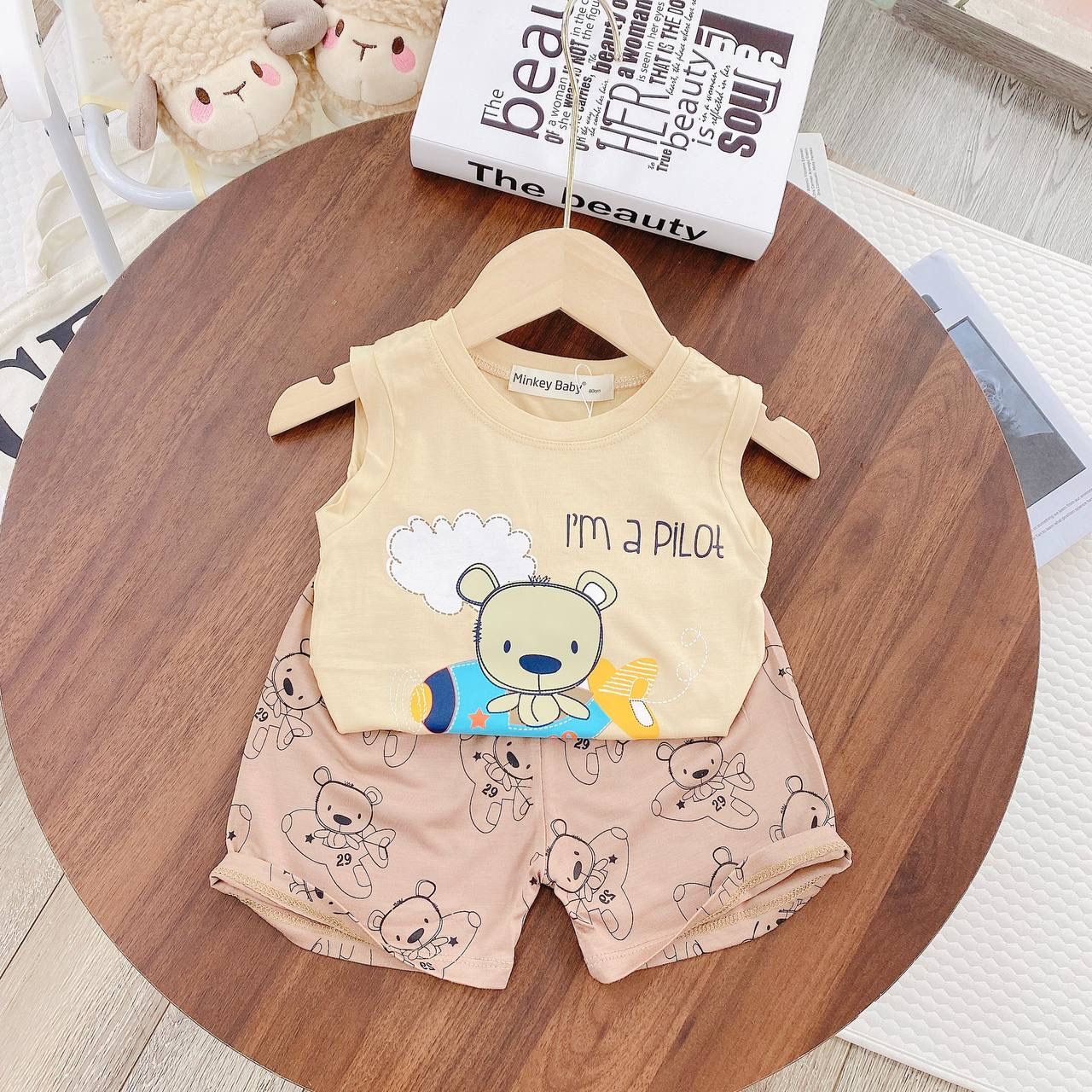 [83] Cute Printed Sleeveless Play Sets (80~130)_3