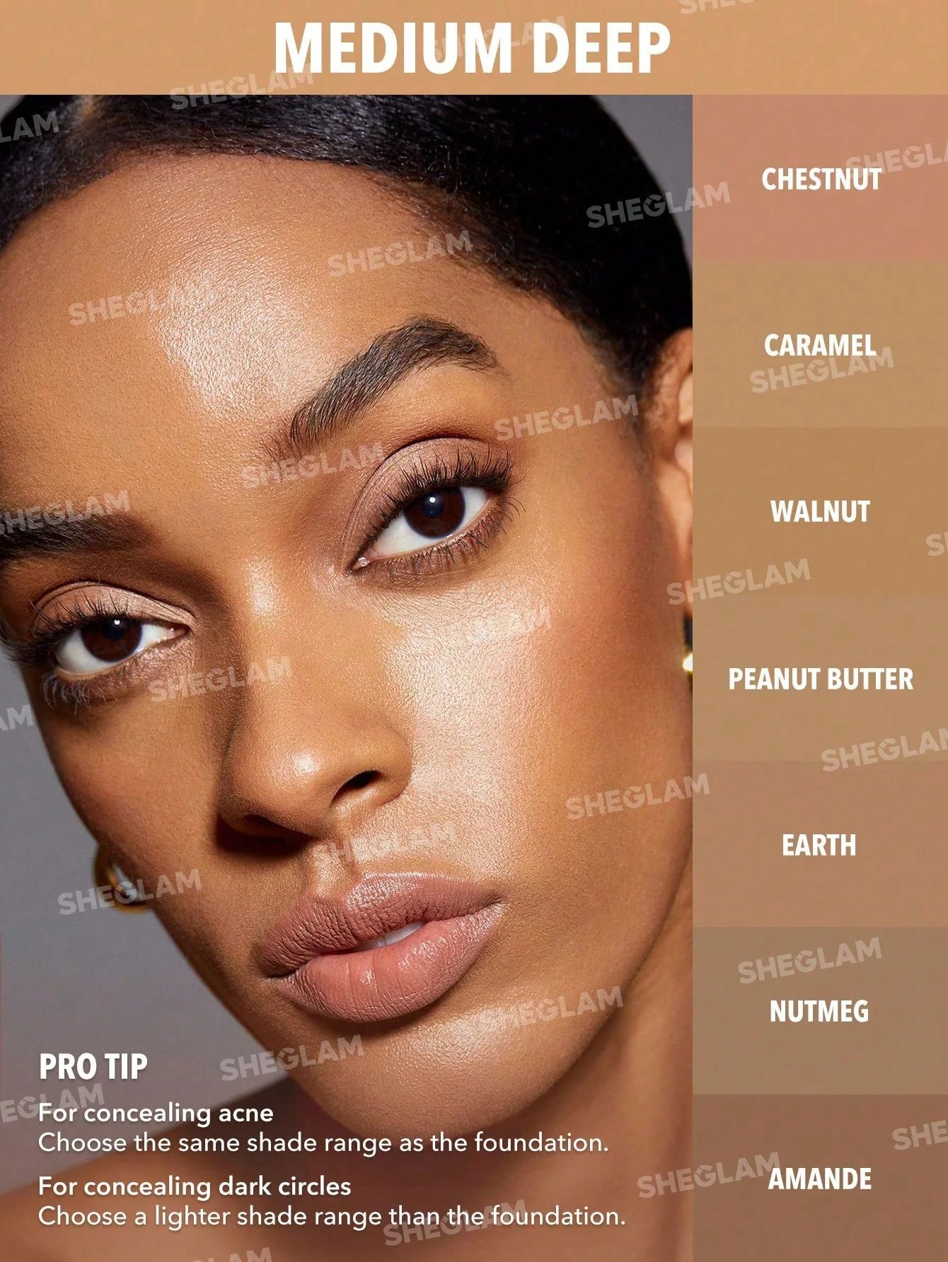 SHEGLAM Like Magic 12HR Full Coverage Concealer - Nutmeg_2