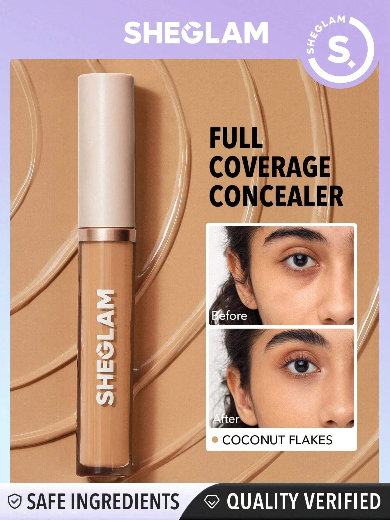 SHEGLAM Like Magic 12HR Full Coverage Concealer - Coconut Flakes_4