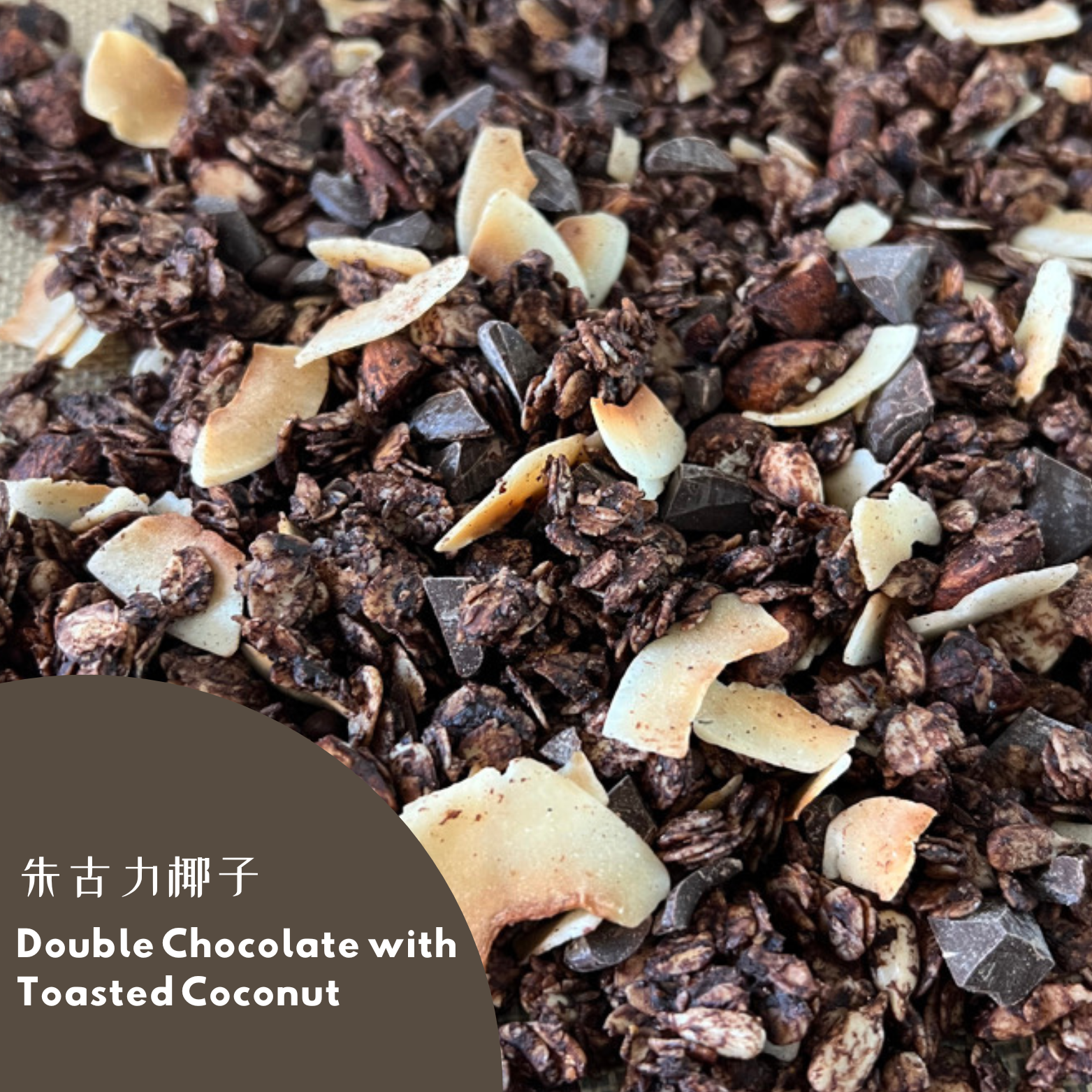 Double Chocolate with Toasted Coconut Granola | 朱古力椰子燕麥脆片_0