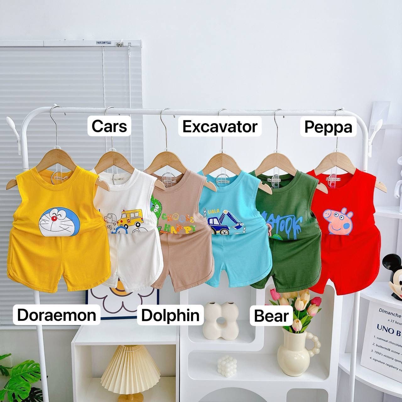 [74] Cartoon Sleeveless Play Sets (90~120)_1