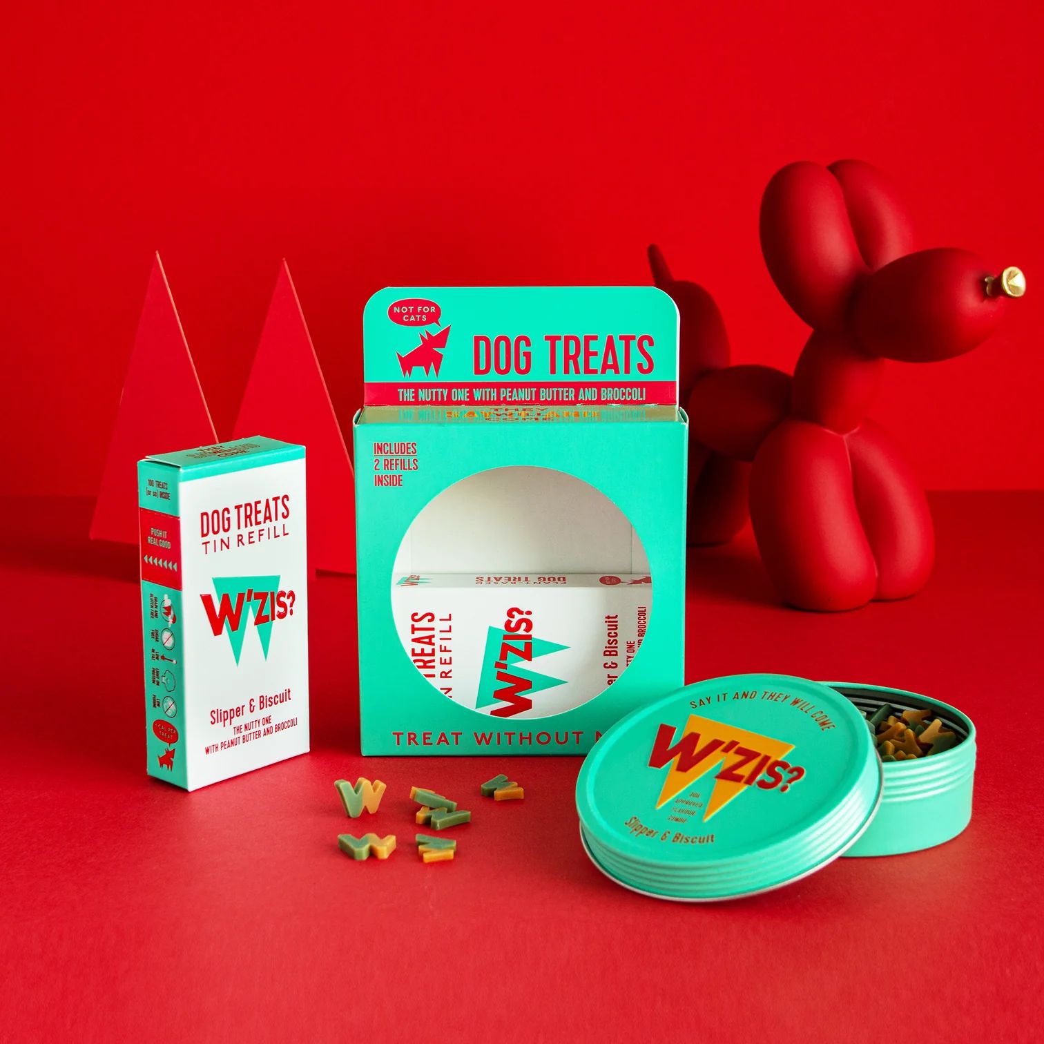 W'ZIS Tin+Refill Gift Box Dog Treats _1