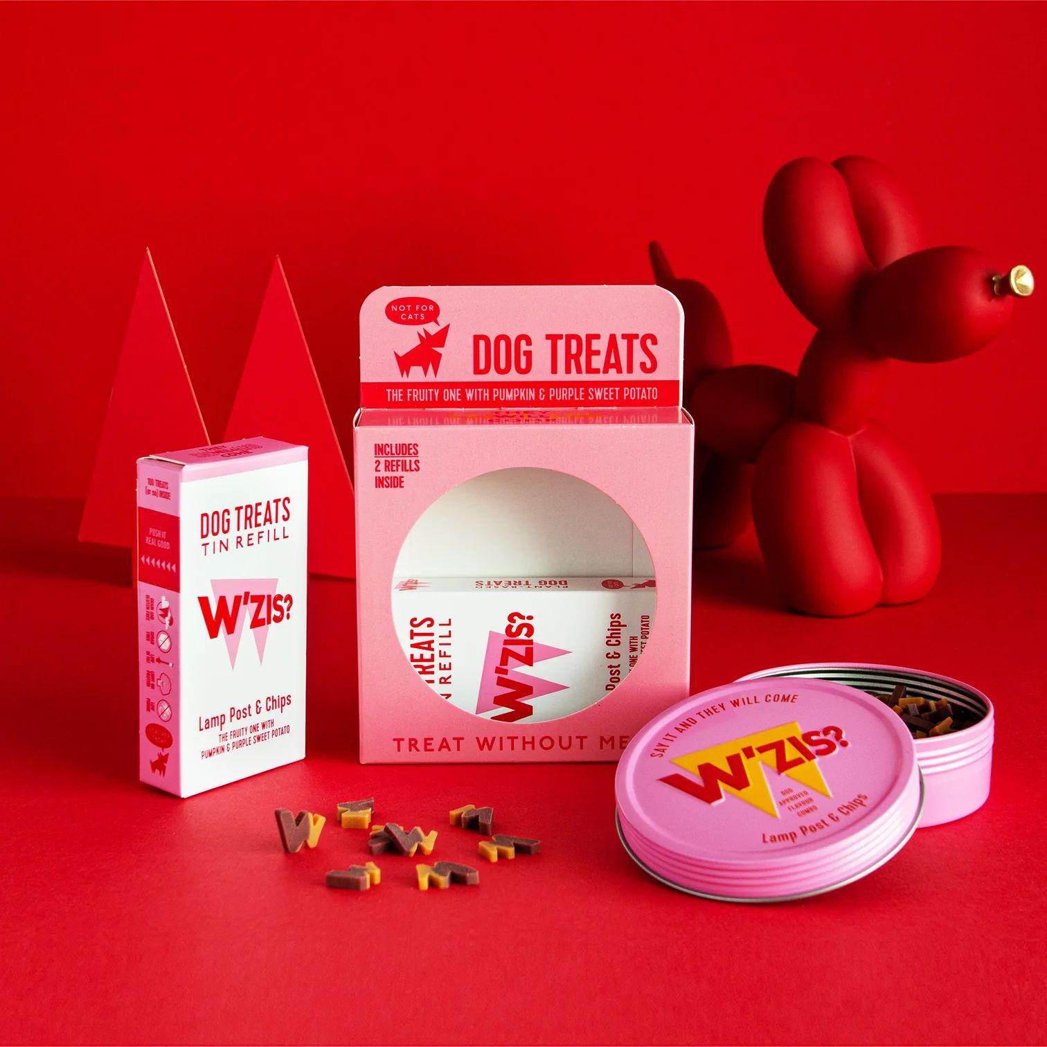 W'ZIS Tin+Refill Gift Box Dog Treats _2