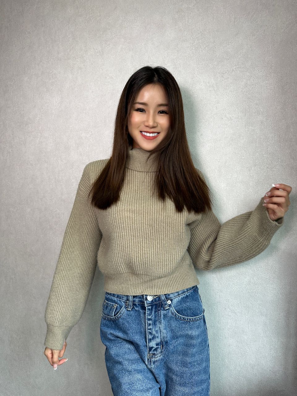 TURTLENECK KNIT TOP _2