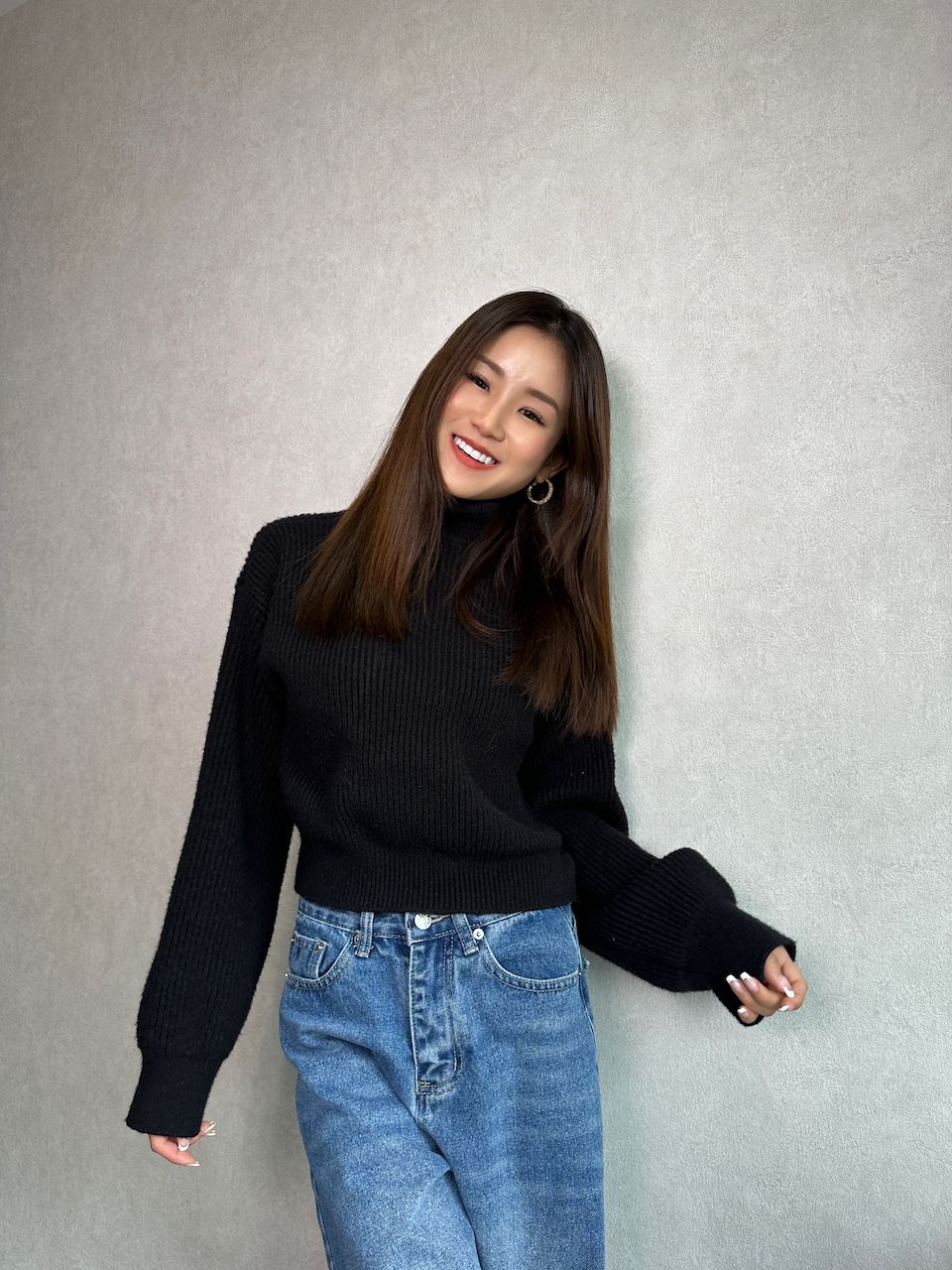 TURTLENECK KNIT TOP _7