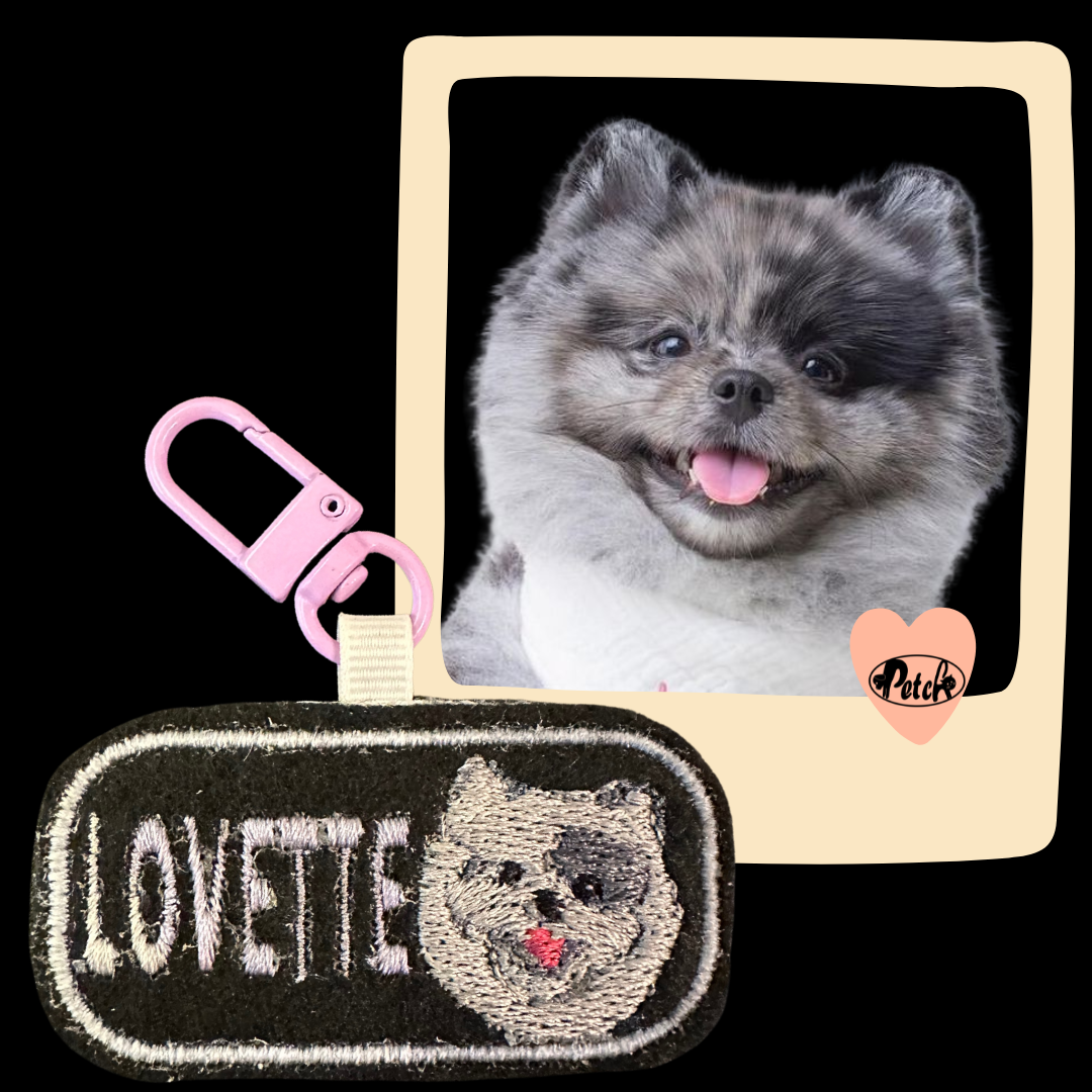 Pet ID Embroidery Tag_0