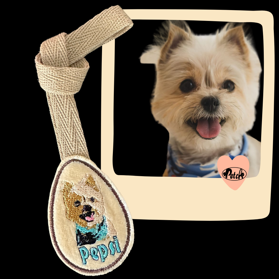 Pet Bag Embroidery Tag_0