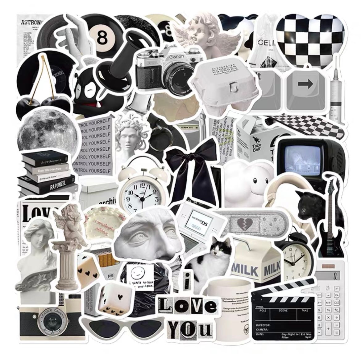 Black x White Stickers_0