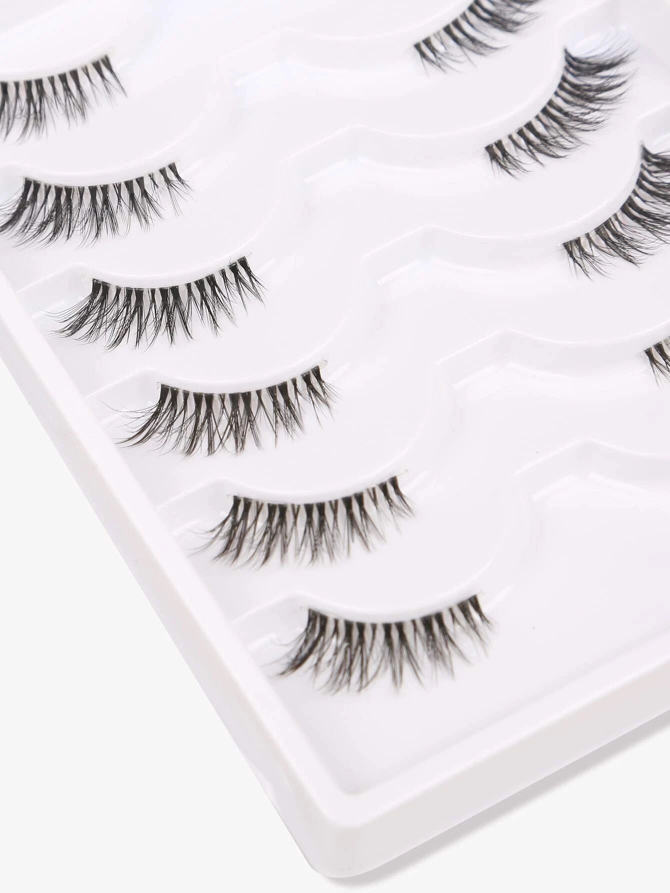 6pairs/Set Cat Eye Style Eyelashes_0