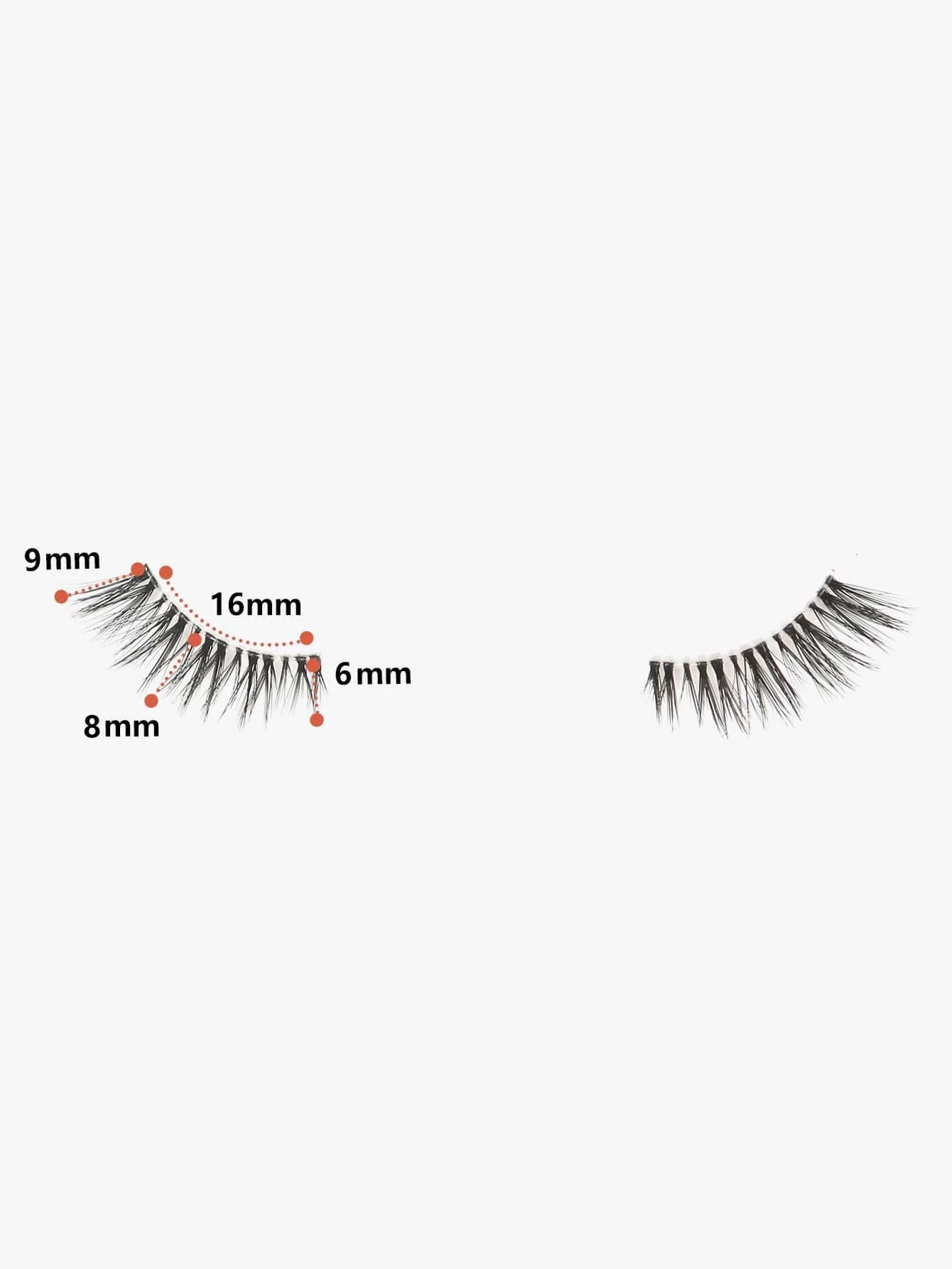 6pairs/Set Cat Eye Style Eyelashes_2