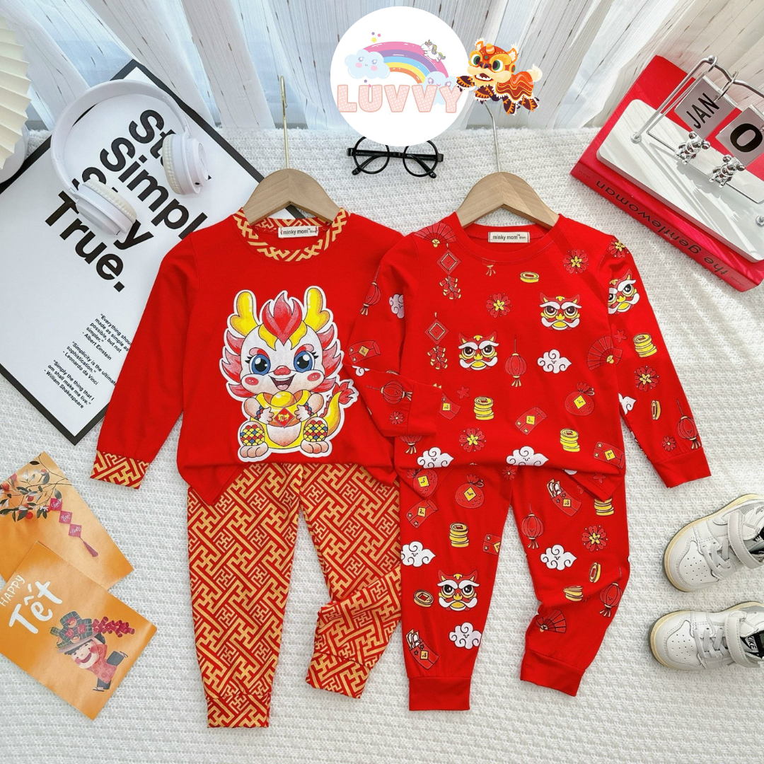 [85] Chinese New Year Pajamas Set (90~120)_0