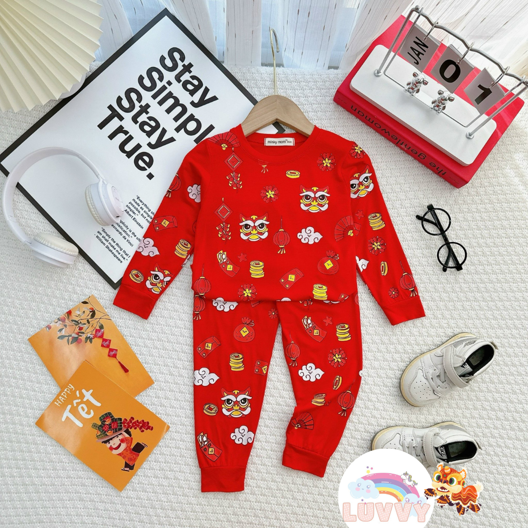 [85] Chinese New Year Pajamas Set (90~120)_3